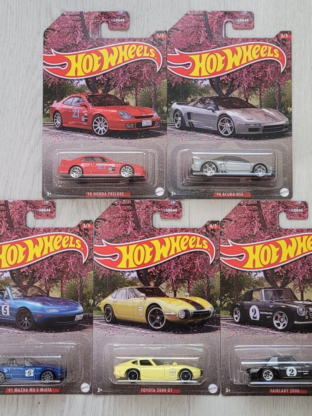 Hot Wheels 2023 - Themed JDM Series Complete Set